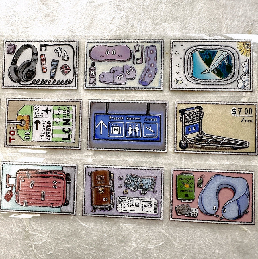 Lin Chia Ning - When Travel PET tape SAMPLES