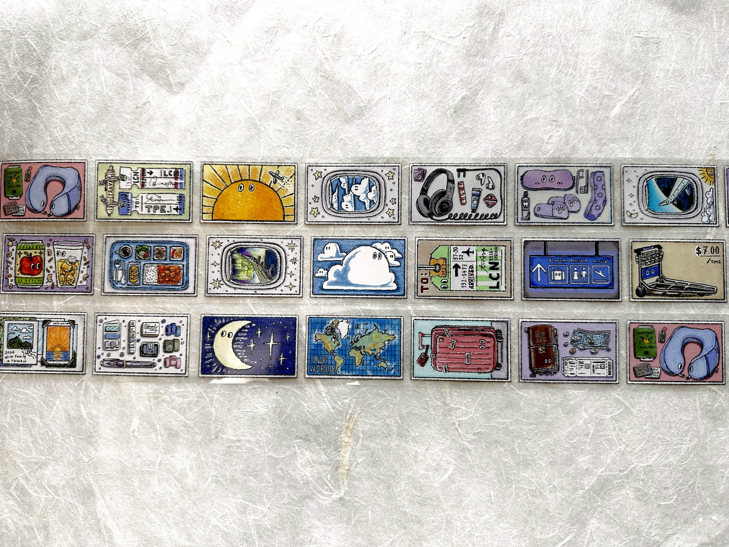 Lin Chia Ning - When Travel PET tape SAMPLES