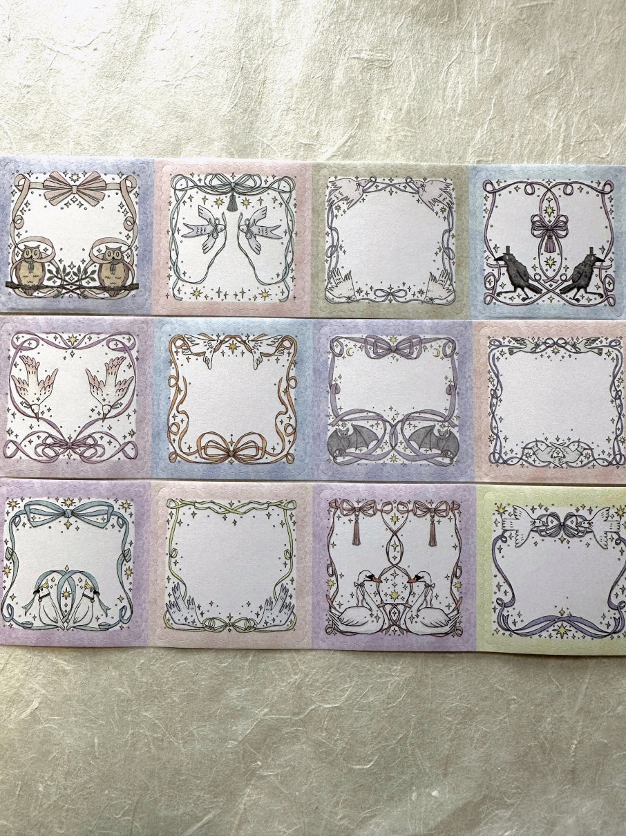 Lin Chia Ning - They Fly kiss-cut memo tape SAMPLE | **DISCOUNTED due to minor edge damage at start of roll