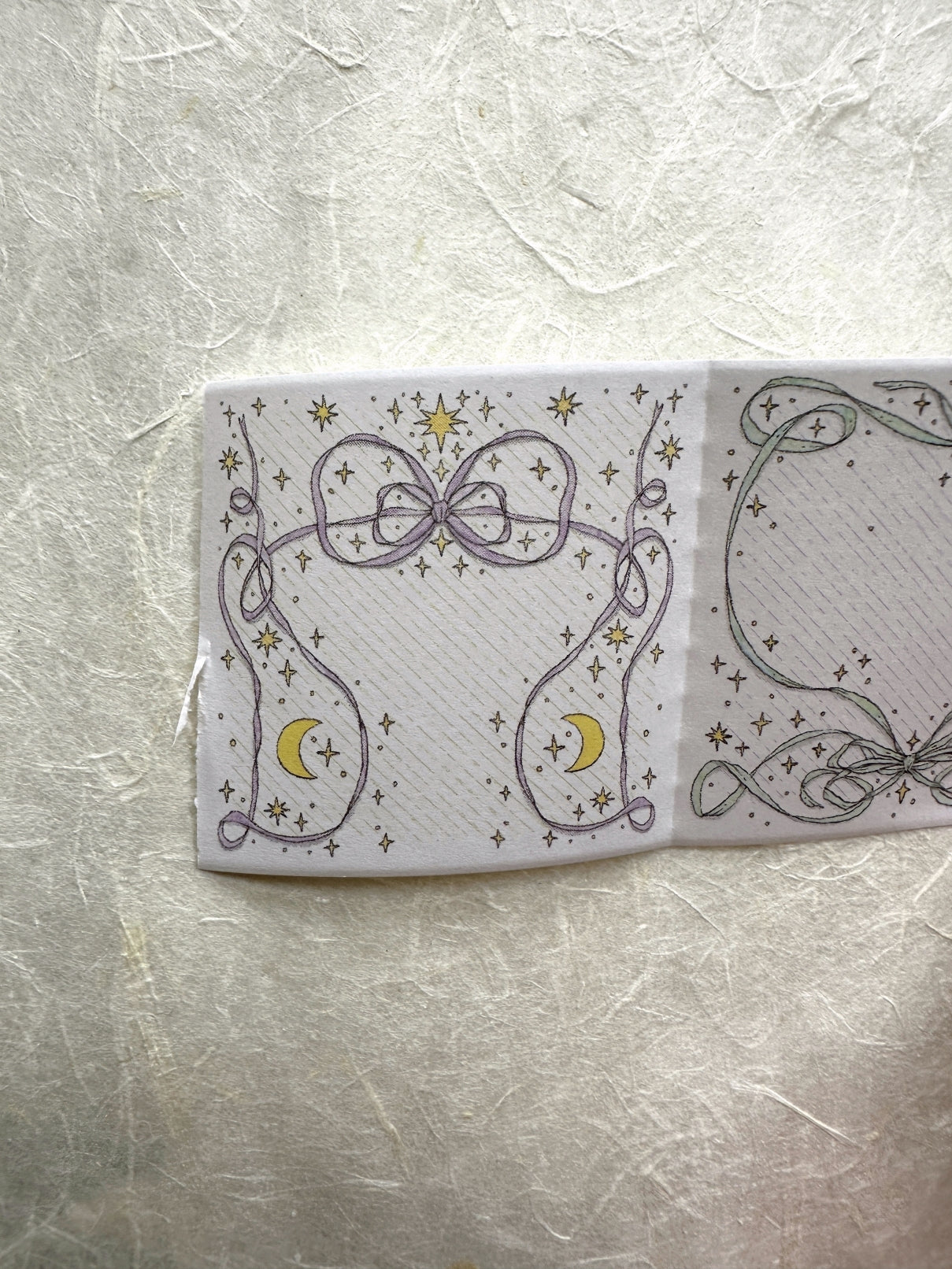 Lin Chia Ning - Bow Frames memo tape SAMPLE | **DISCOUNTED due to minor edge damage at start of roll