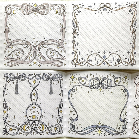 Lin Chia Ning - Bow Frames memo tape SAMPLE | **DISCOUNTED due to minor edge damage at start of roll