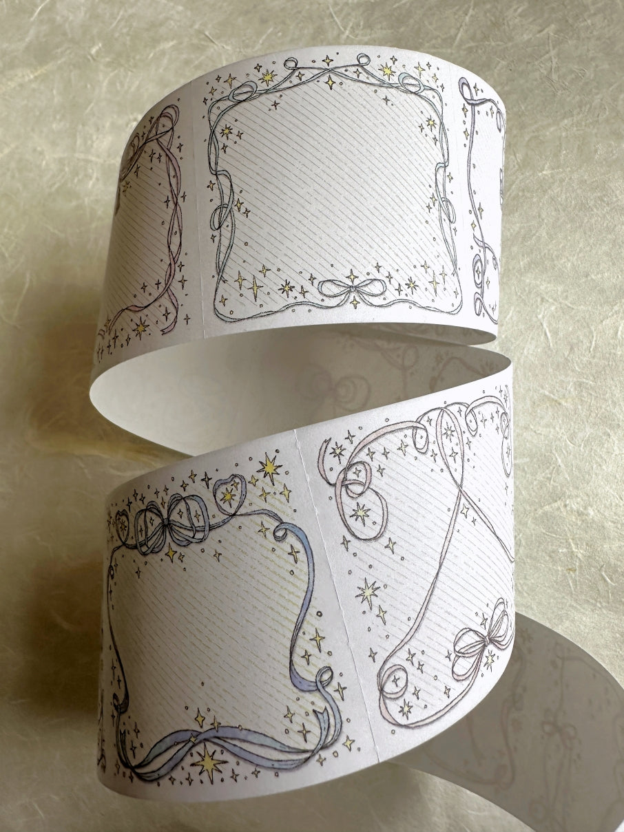 Lin Chia Ning - Bow Frames memo tape SAMPLE | **DISCOUNTED due to minor edge damage at start of roll