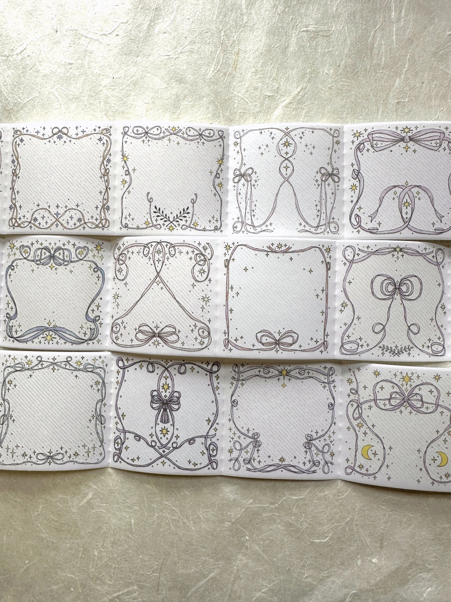Lin Chia Ning - Bow Frames memo tape SAMPLE | **DISCOUNTED due to minor edge damage at start of roll