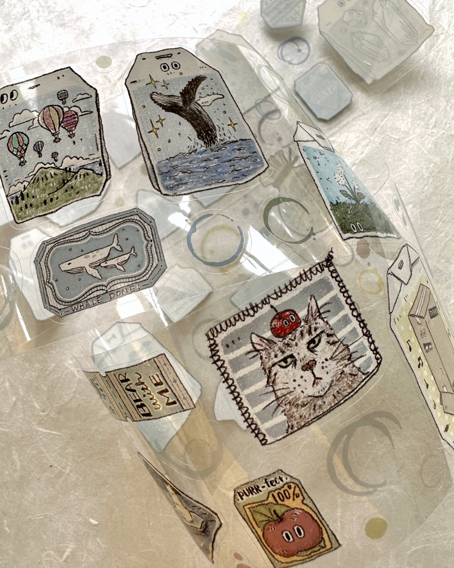 Lin Chia Ning - Tea Time kiss-cut PET tape SAMPLES