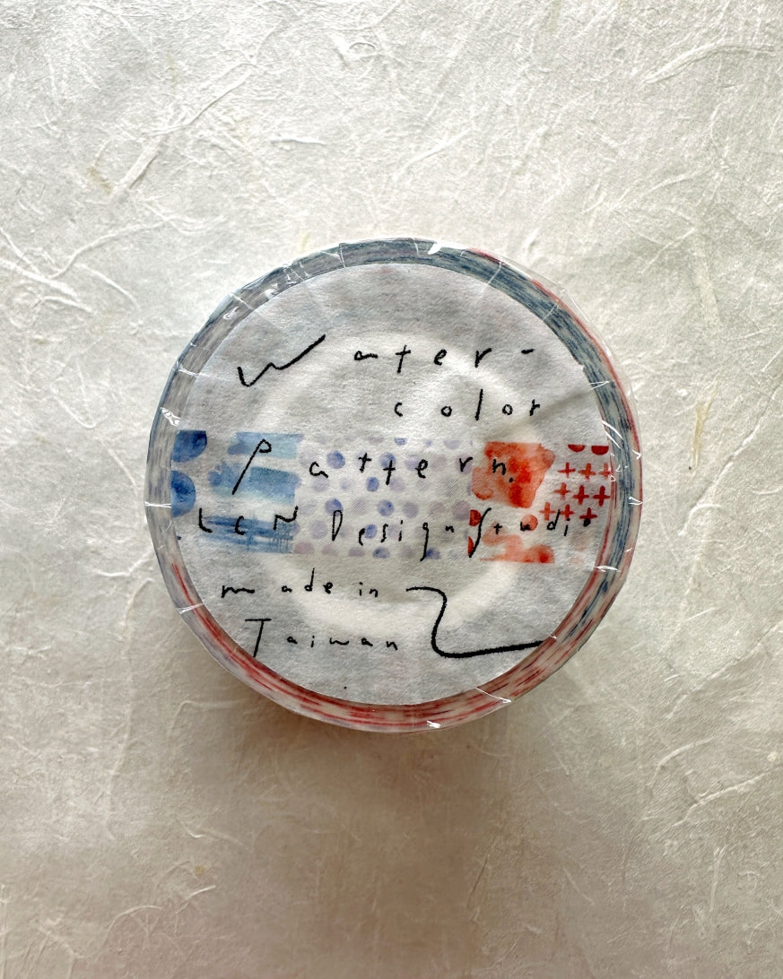 Lin Chia Ning - Watercolor Pattern 2 washi tape SAMPLES