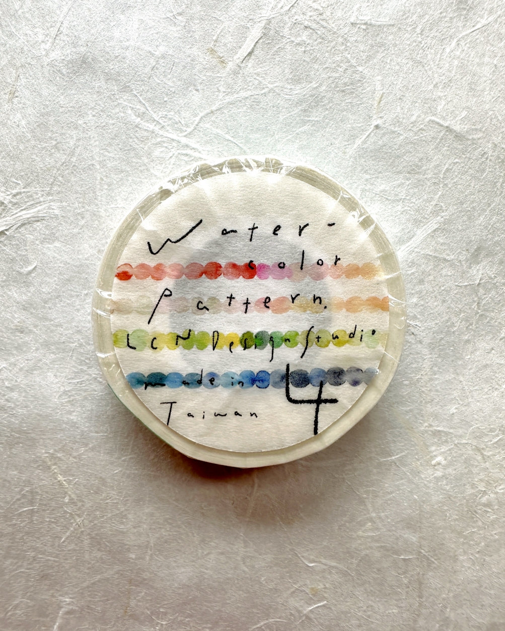 Lin Chia Ning - Watercolor Pattern 4 slim washi tape (1 cm x 190 cm) SAMPLES