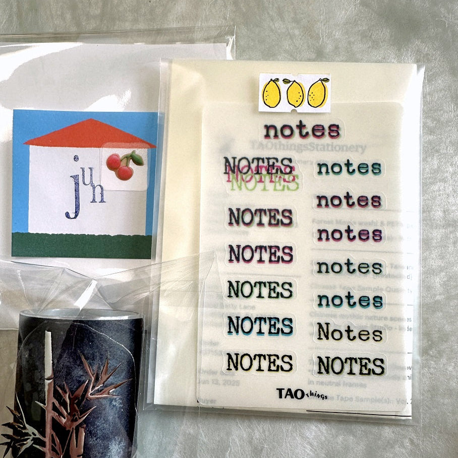 MINI-SIZE - sticker sheets by TAOthings Studio