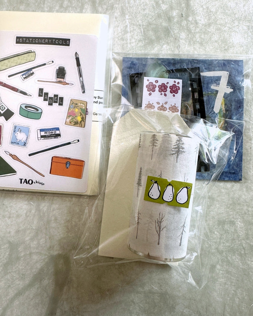 Lin Chia Ning - Fruits label sticker roll SAMPLES