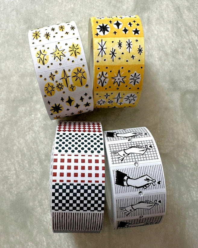 Lin Chia Ning - 2025 label sticker rolls (Set of Twelve) SAMPLES