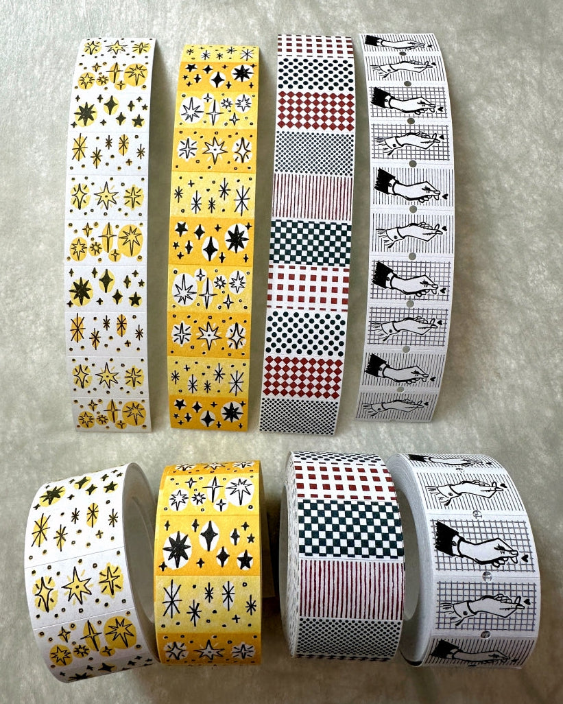 Lin Chia Ning - 2025 label sticker rolls (Set of Twelve) SAMPLES