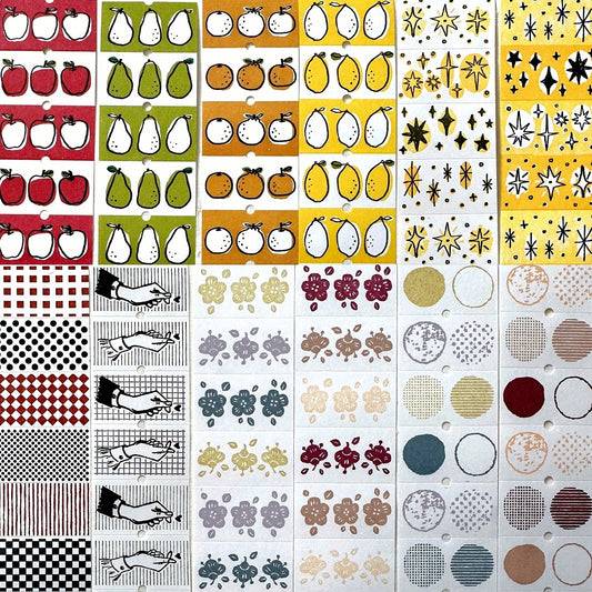 Lin Chia Ning - 2025 label sticker rolls (Set of Twelve) SAMPLES