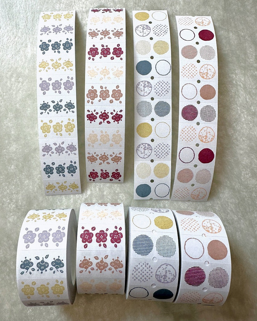 Lin Chia Ning - 2025 label sticker rolls (Set of Twelve) SAMPLES
