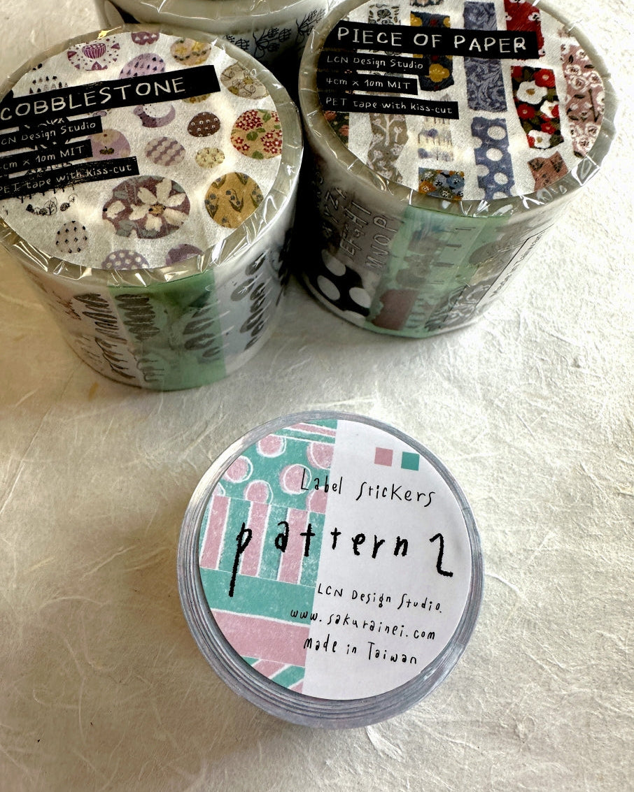 Lin Chia Ning - Pattern 2 label sticker SAMPLES