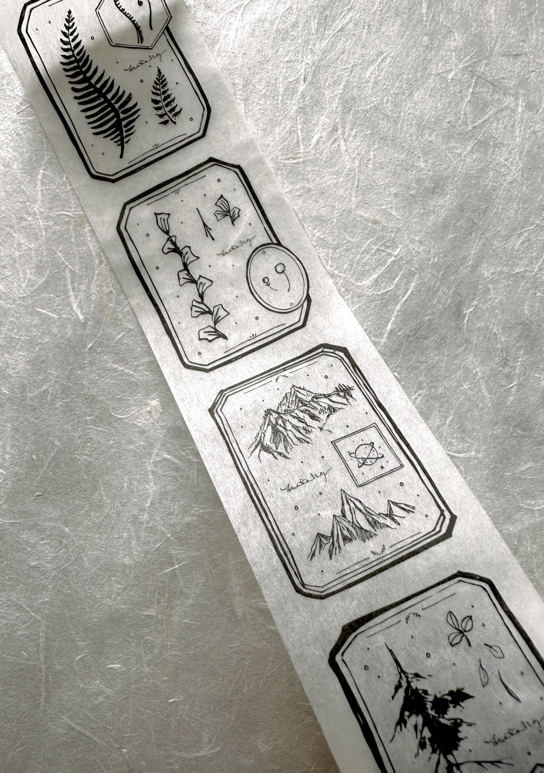 Lin Chia Ning - Specimen washi tape SAMPLES