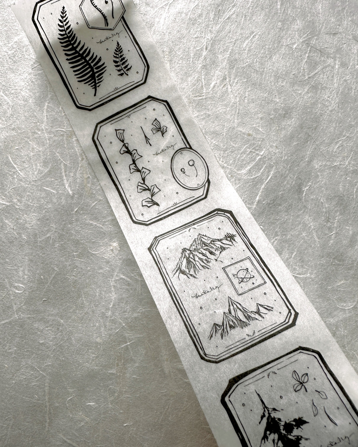 Lin Chia Ning - Specimen washi tape SAMPLES