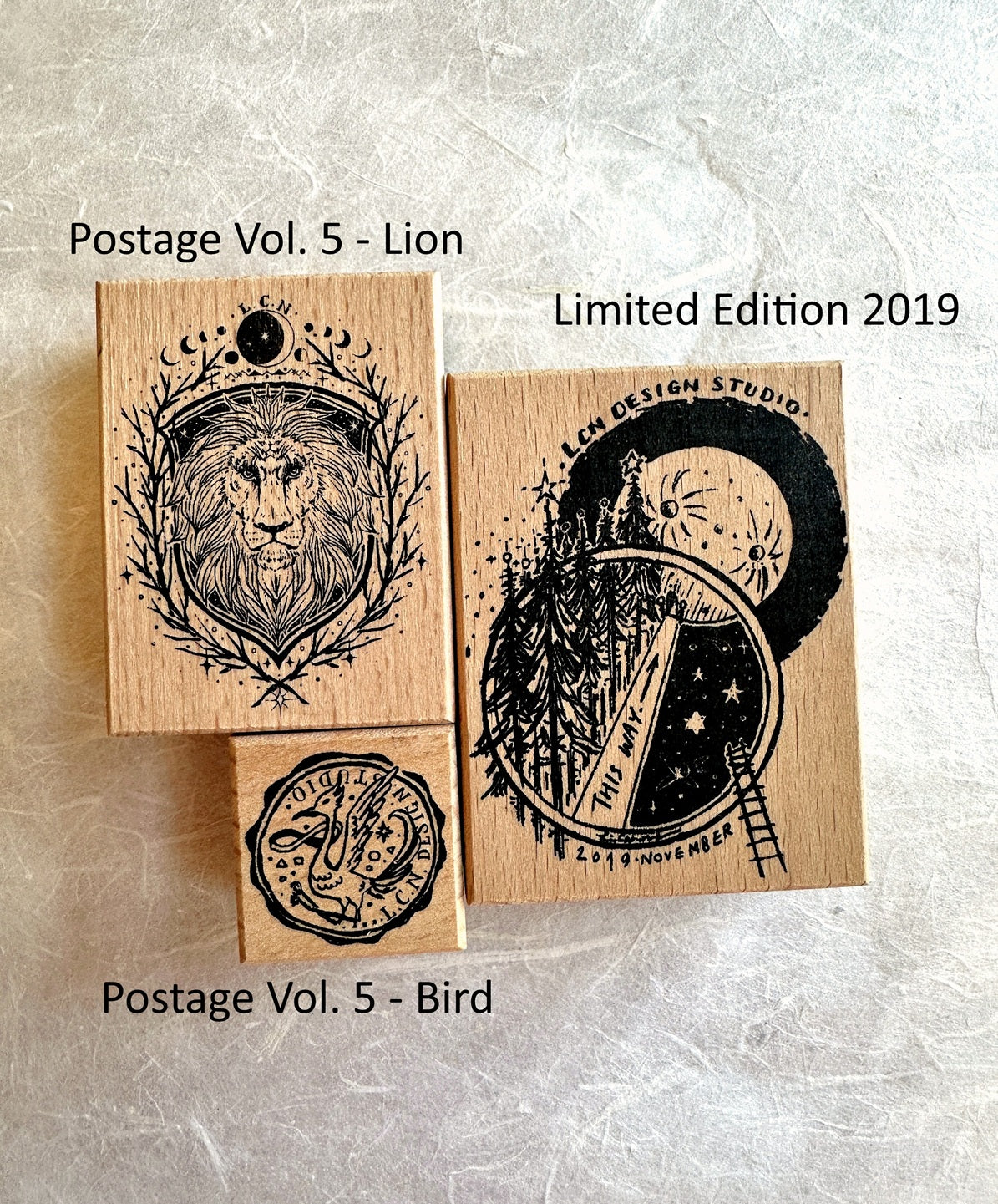 Lin Chia Ning - assorted rubber stamps [Pre-Loved]
