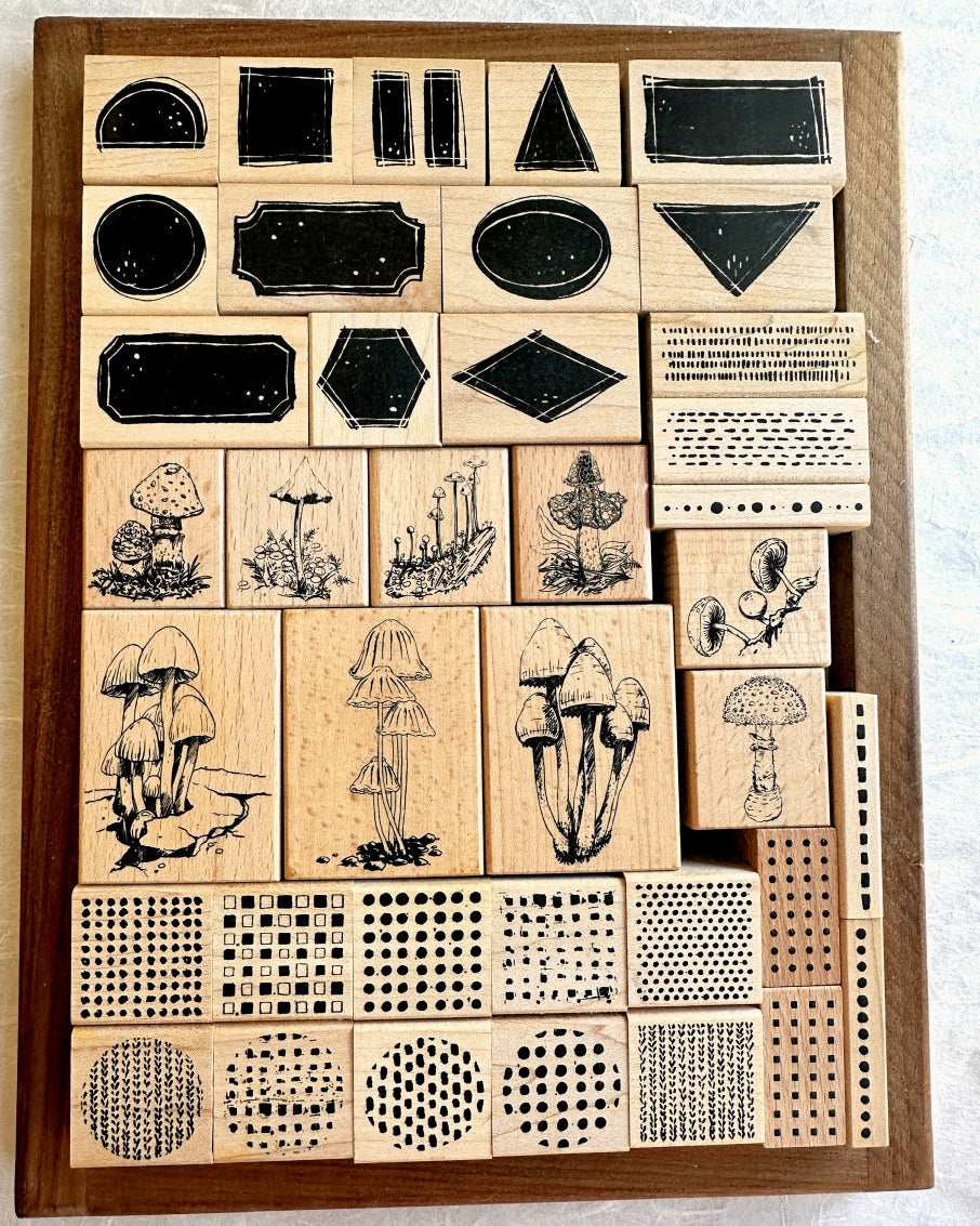 Lin Chia Ning - assorted rubber stamps [Pre-Loved]