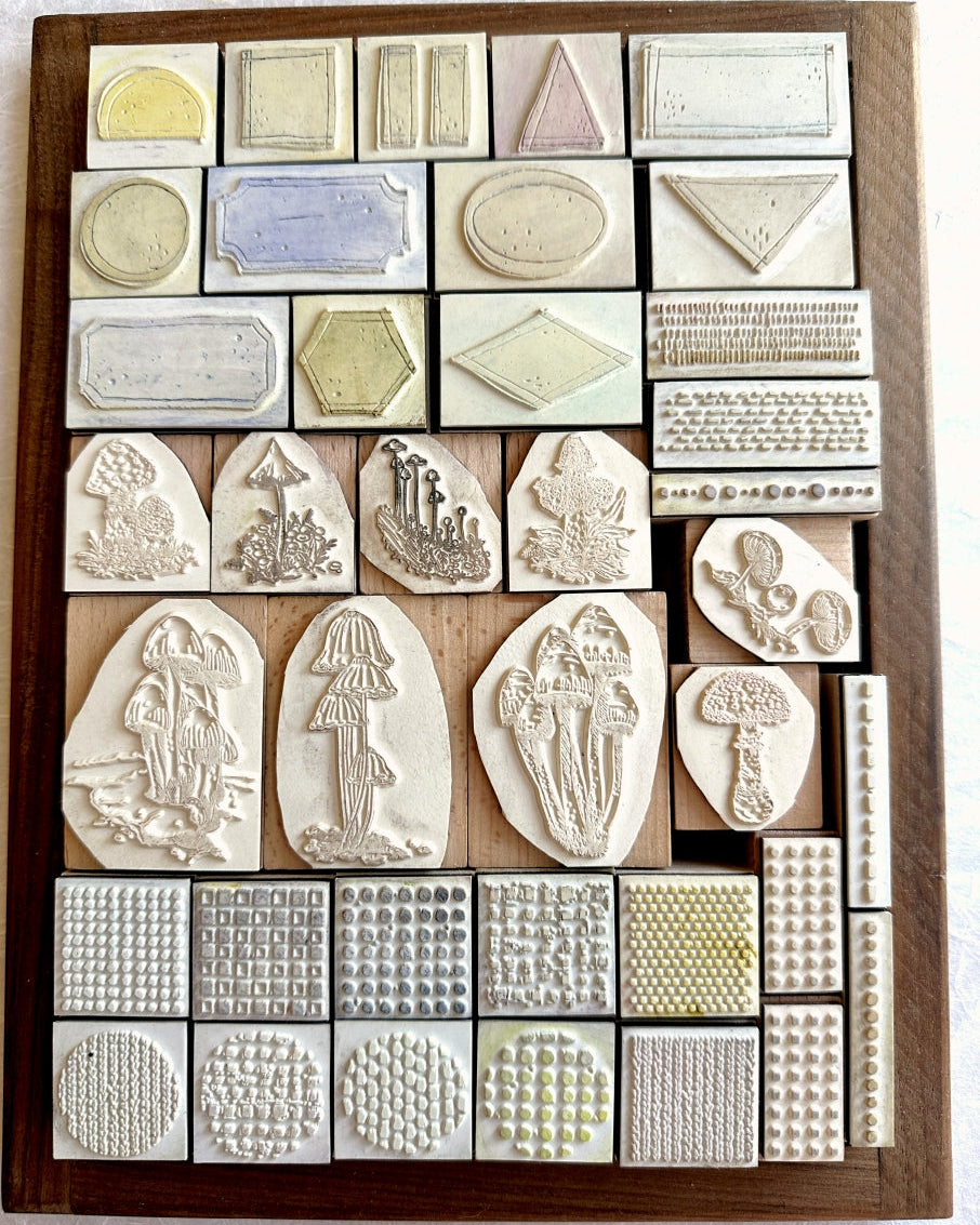 Lin Chia Ning - assorted rubber stamps [Pre-Loved]