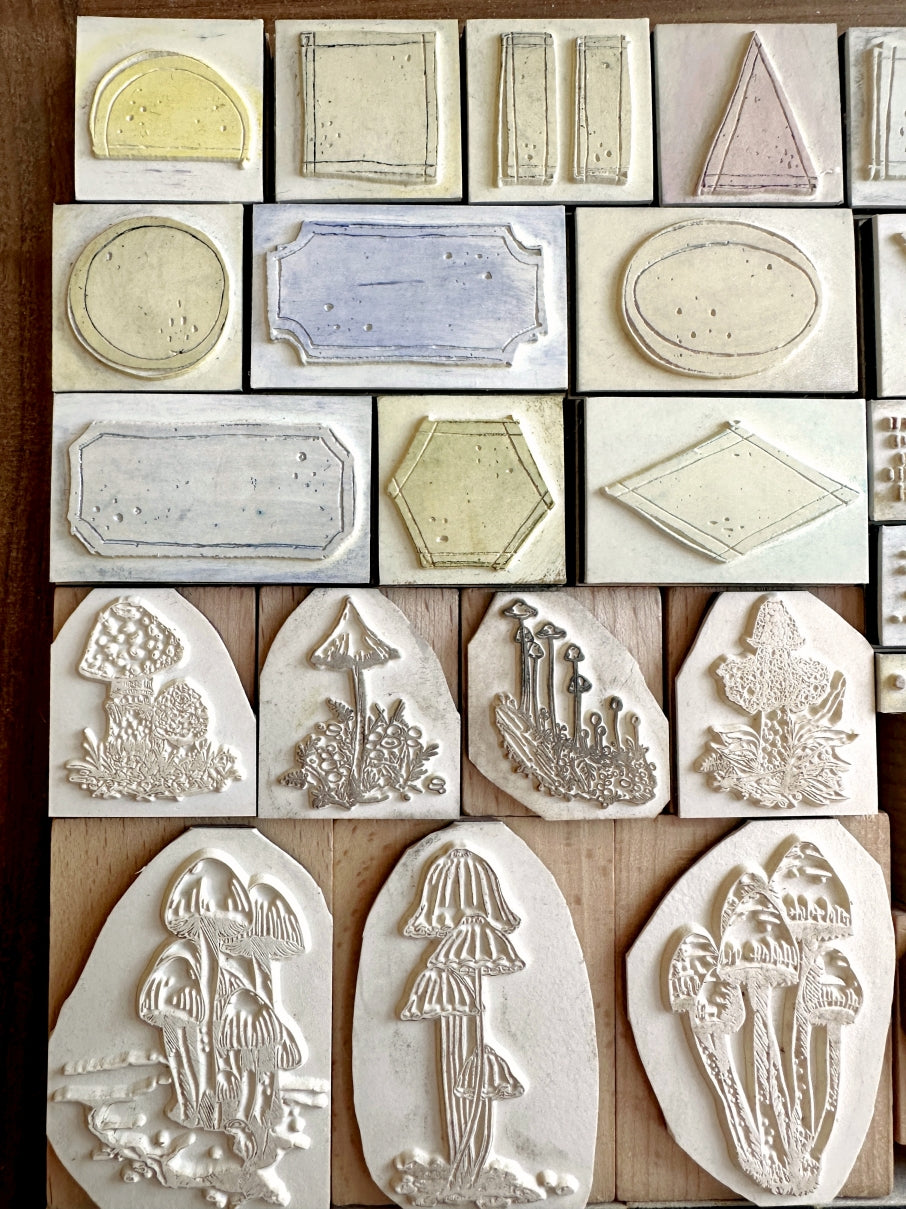 Lin Chia Ning - assorted rubber stamps [Pre-Loved]
