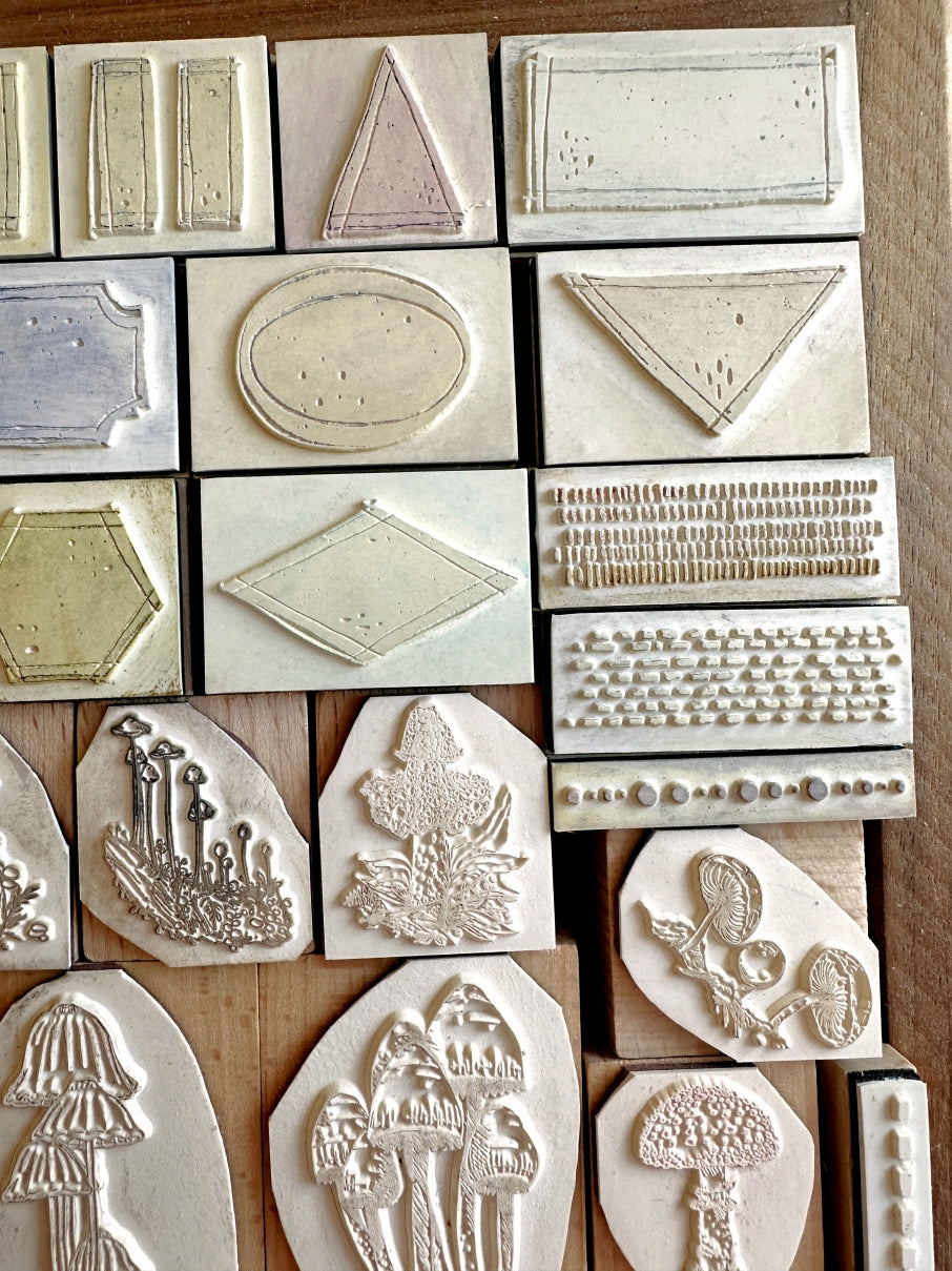 Lin Chia Ning - assorted rubber stamps [Pre-Loved]