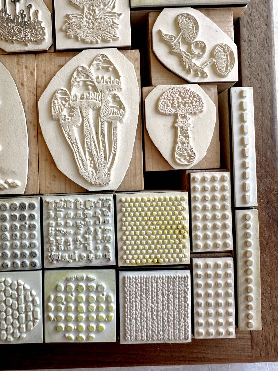Lin Chia Ning - assorted rubber stamps [Pre-Loved]