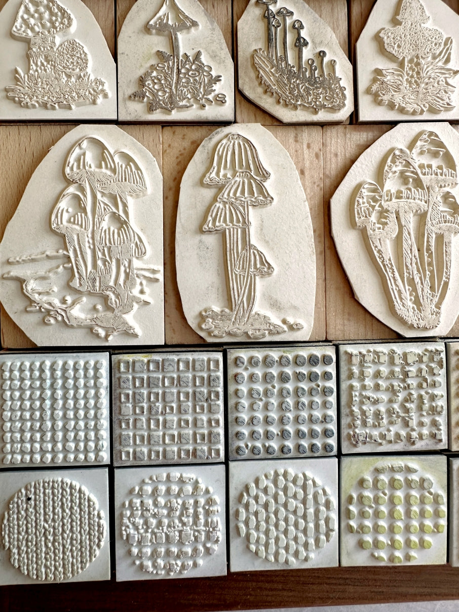 Lin Chia Ning - assorted rubber stamps [Pre-Loved]
