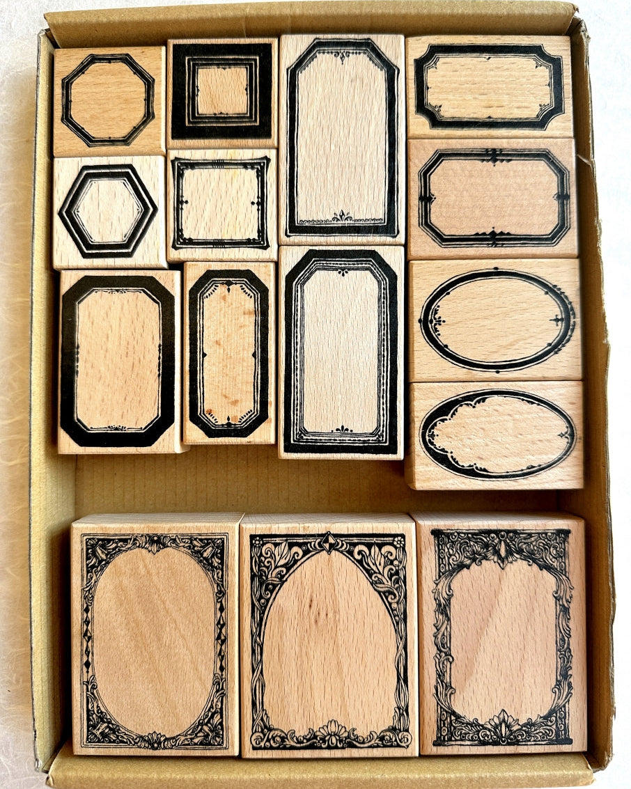 Lin Chia Ning - assorted rubber stamps [Pre-Loved]