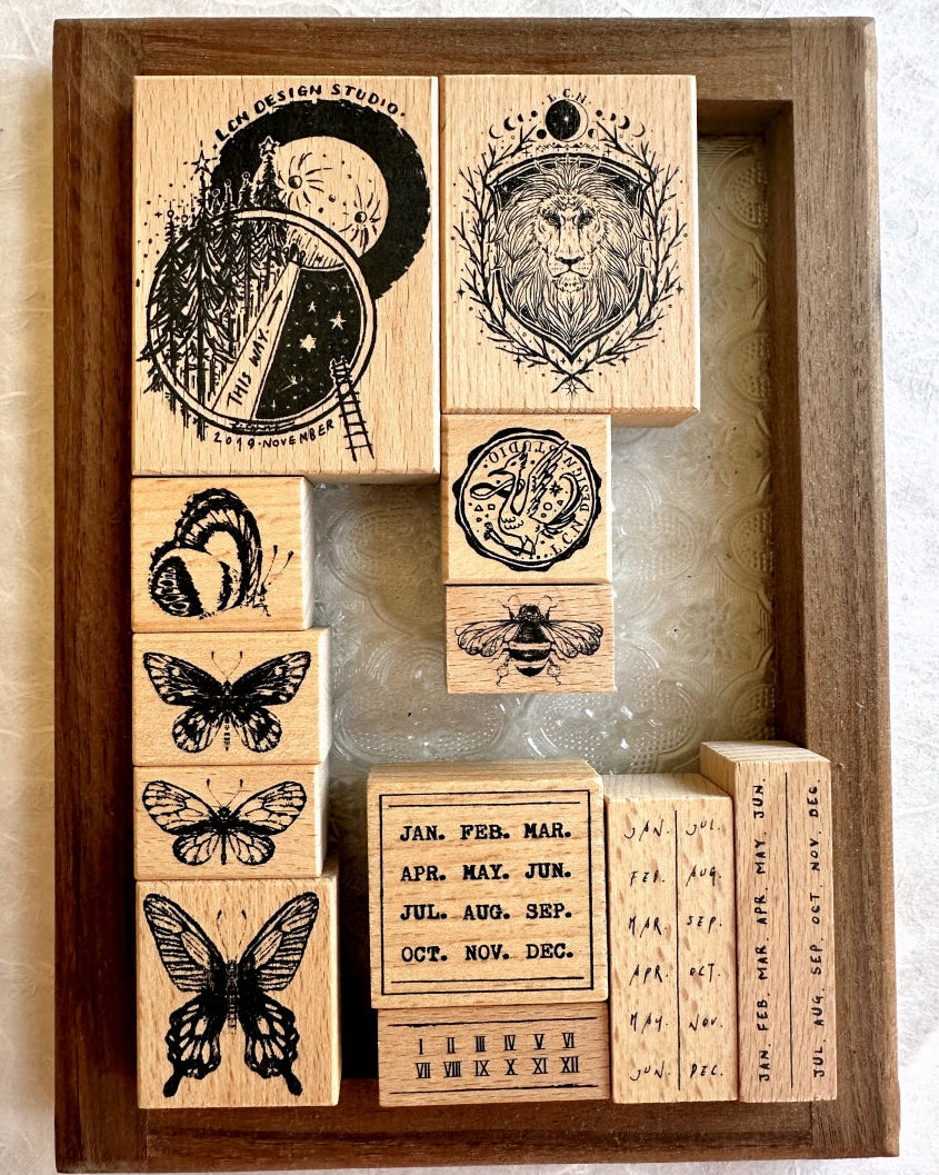 Lin Chia Ning - assorted rubber stamps [Pre-Loved]