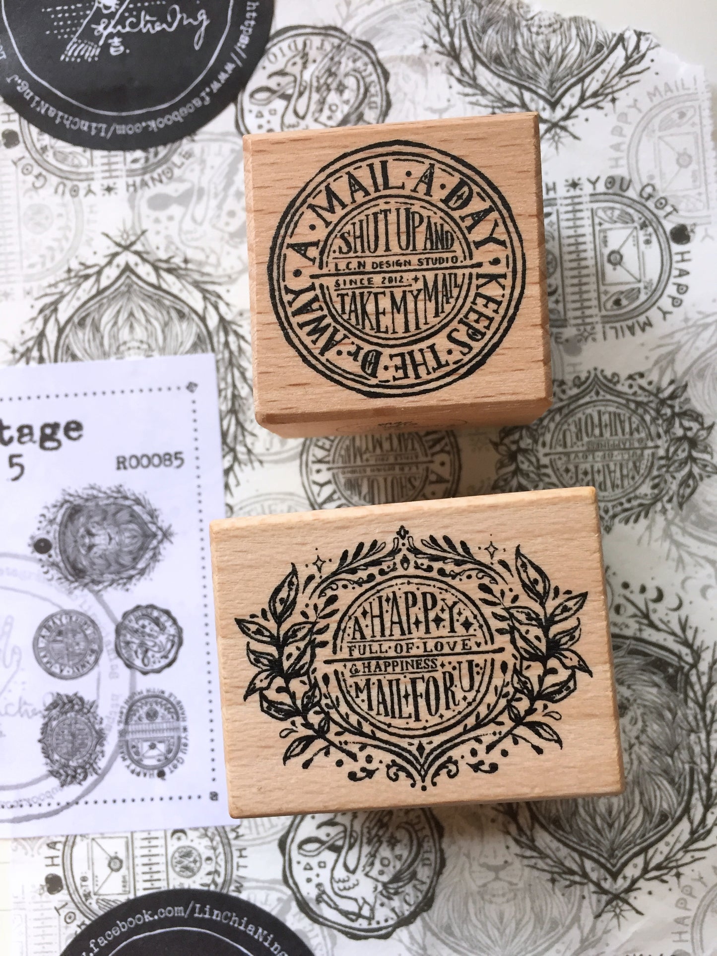 Lin Chia Ning - Vol. 5 Postage rubber stamps