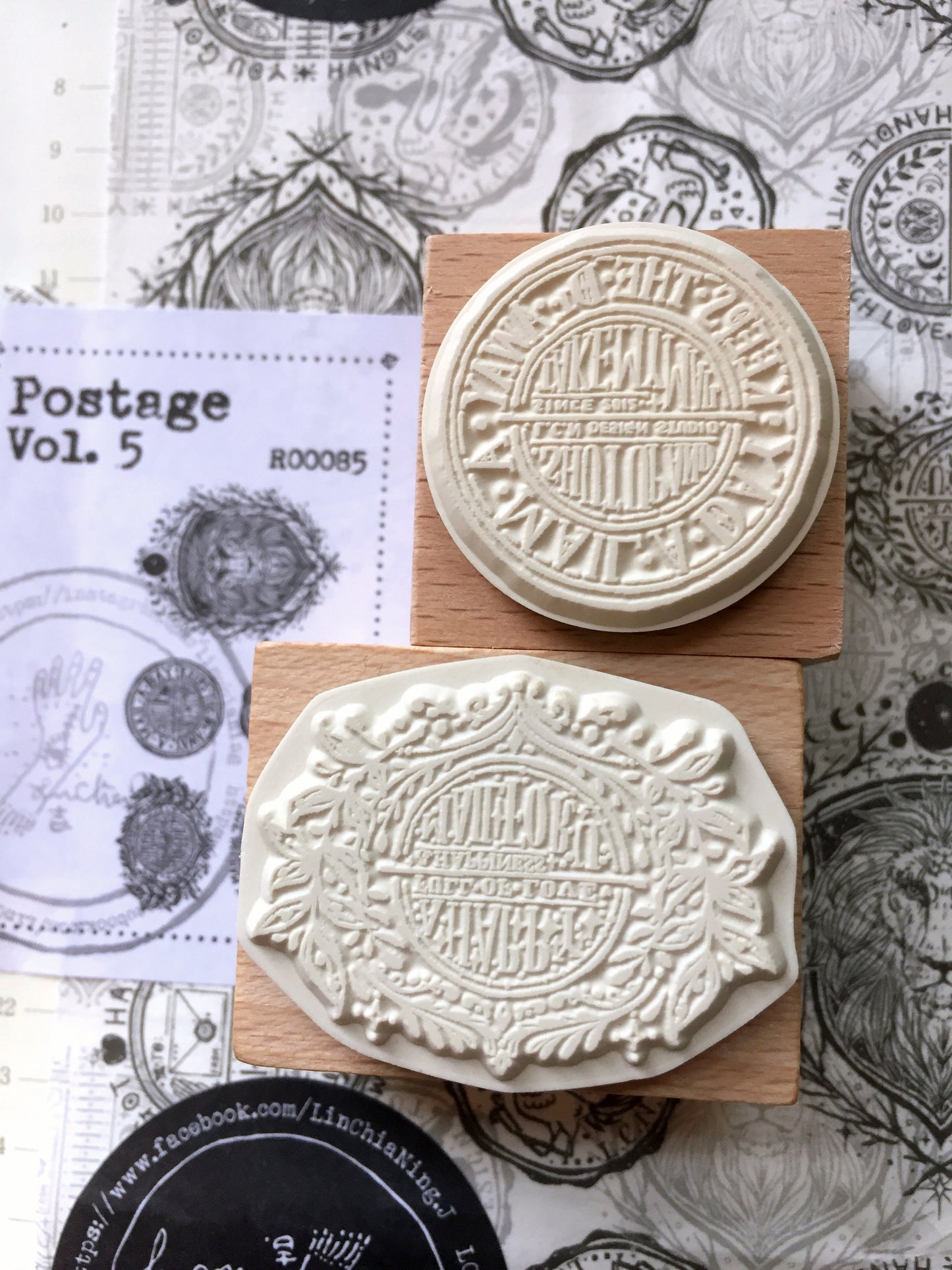 Lin Chia Ning - Vol. 5 Postage rubber stamps