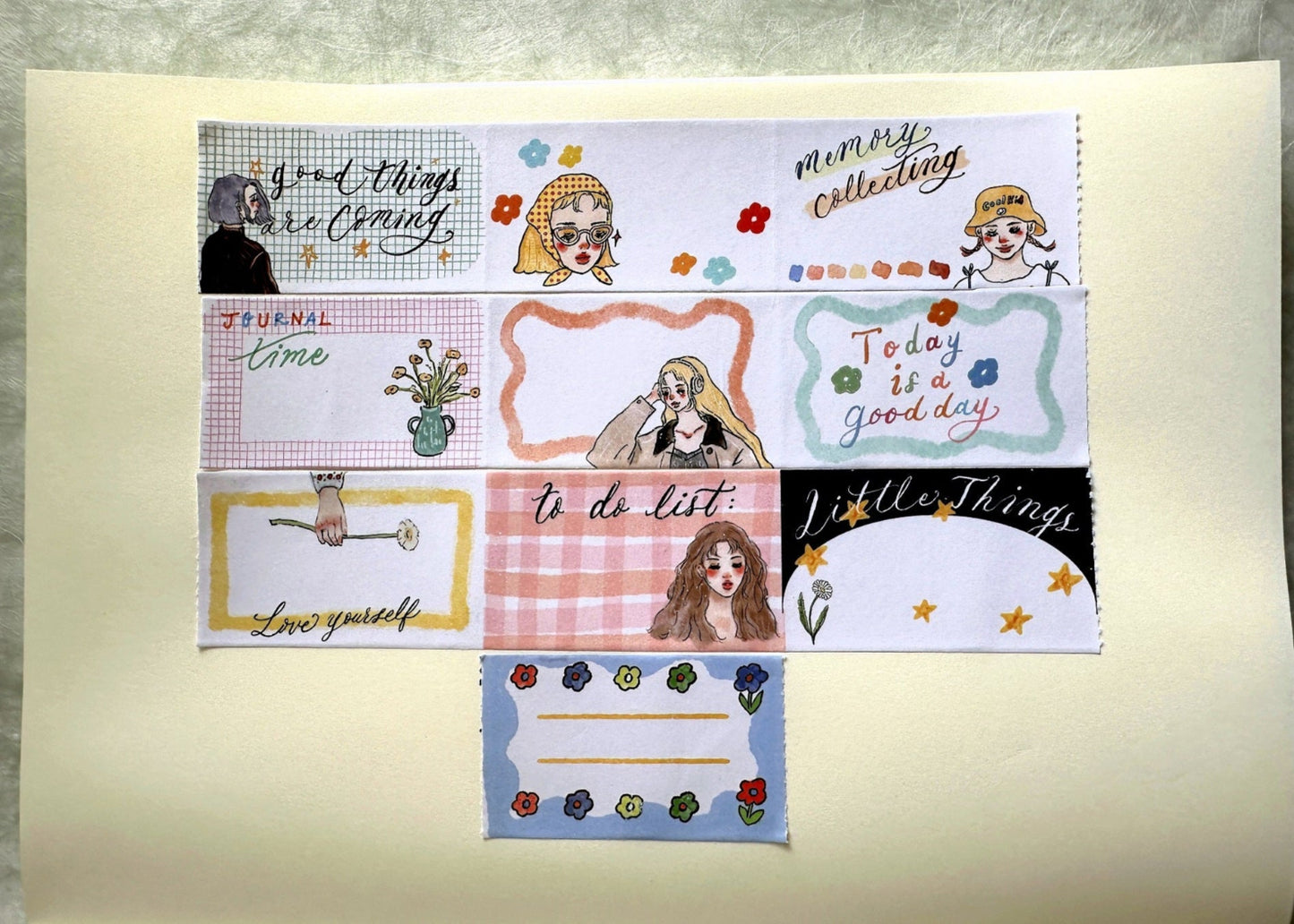La Dolce Vita - Today Is a Good Day sticky memo roll SAMPLES