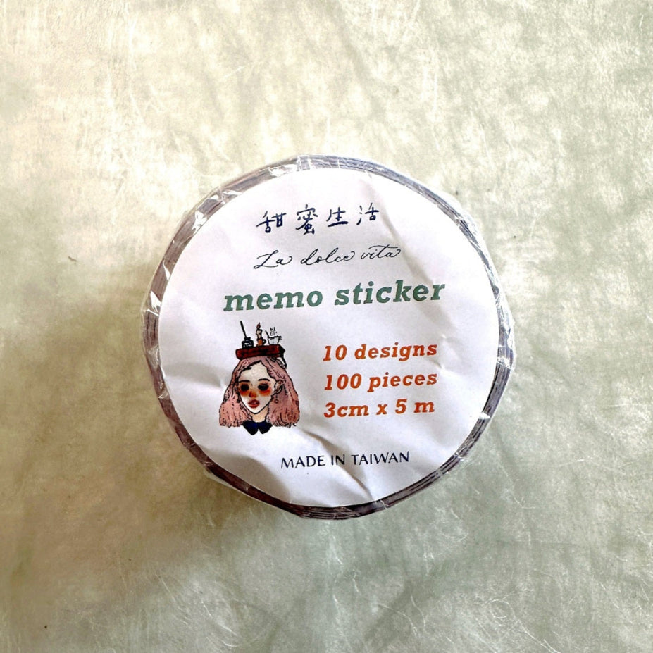 La Dolce Vita - Today Is a Good Day sticky memo roll SAMPLES