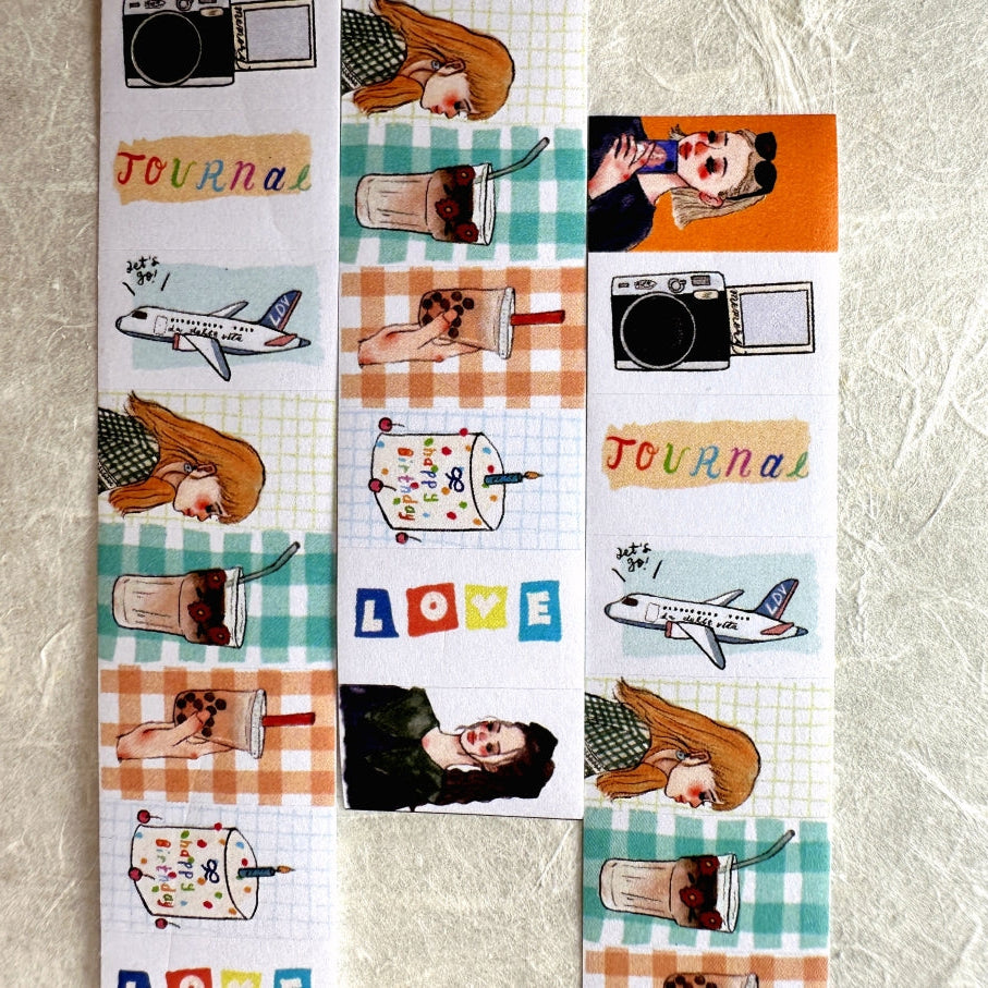 La Dolce Vita - Journey label sticker SAMPLES