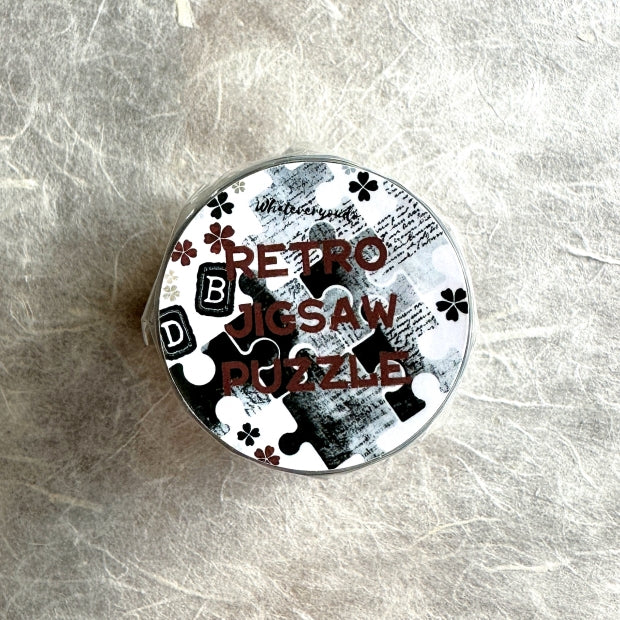 LinLanXi Studio - Retro Jigsaw Puzzle kiss-cut PET tape SAMPLES