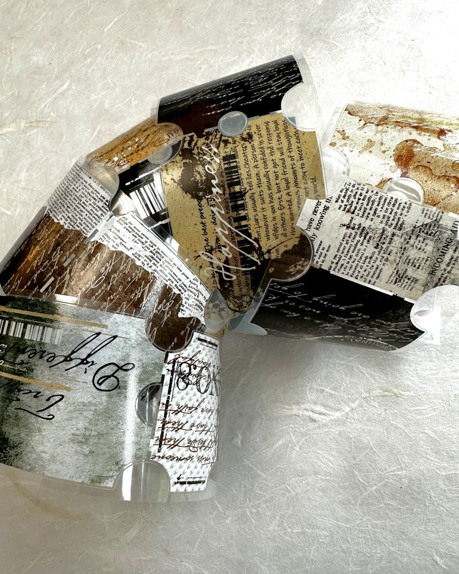 LinLanXi Studio - Words of Faith kiss-cut PET tape (5 cm x 125 cm) SAMPLES