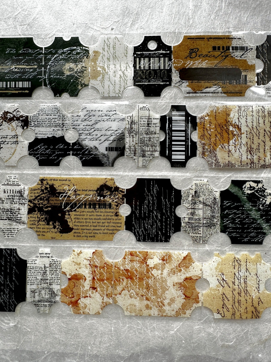 LinLanXi Studio - Words of Faith kiss-cut PET tape (5 cm x 125 cm) SAMPLES