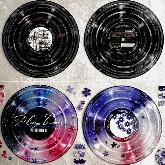 LinLanXi Studio - Vinyl Records PET tapes (7 cm x 125 cm) SAMPLES