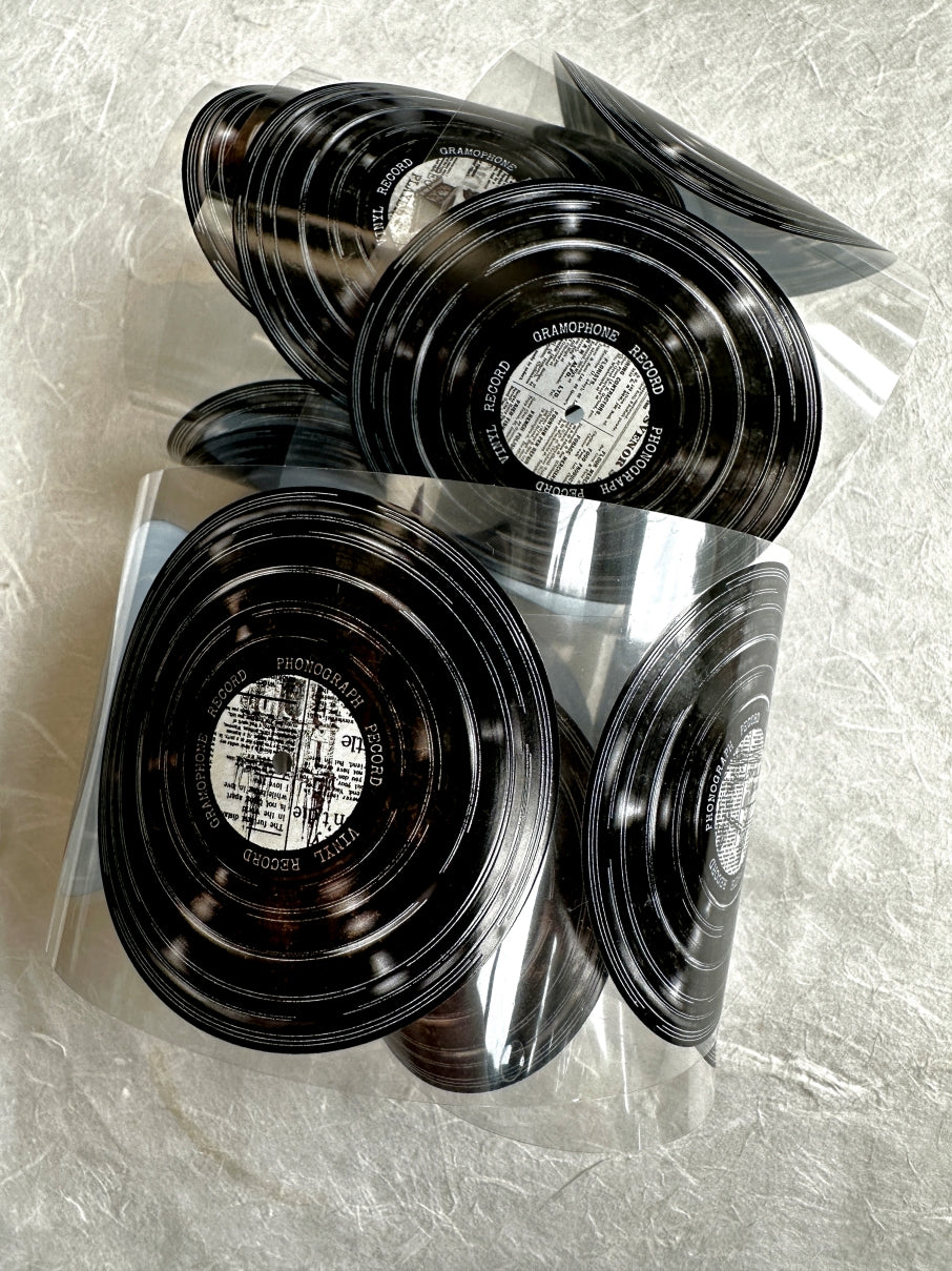LinLanXi Studio - Vinyl Records PET tapes (7 cm x 125 cm) SAMPLES
