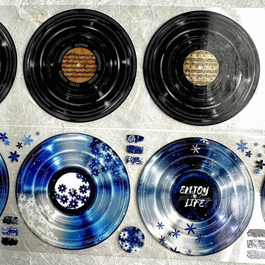 LinLanXi Studio - Vinyl Records PET tapes (7 cm x 125 cm) SAMPLES