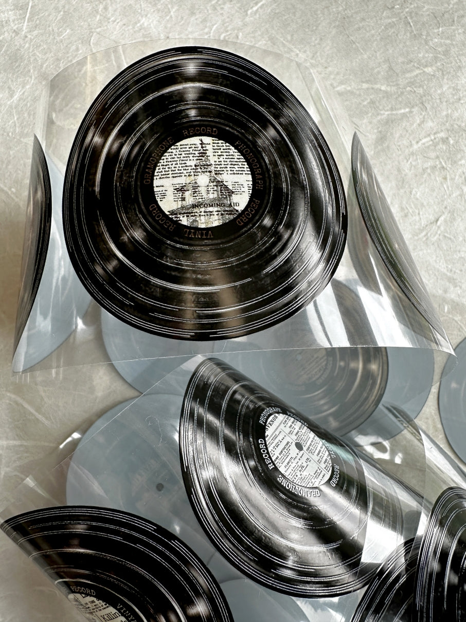 LinLanXi Studio - Vinyl Records PET tapes (7 cm x 125 cm) SAMPLES