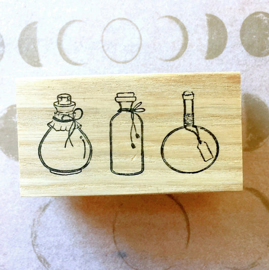 Labiri - Potion Bottles rubber stamp [Pre-loved]