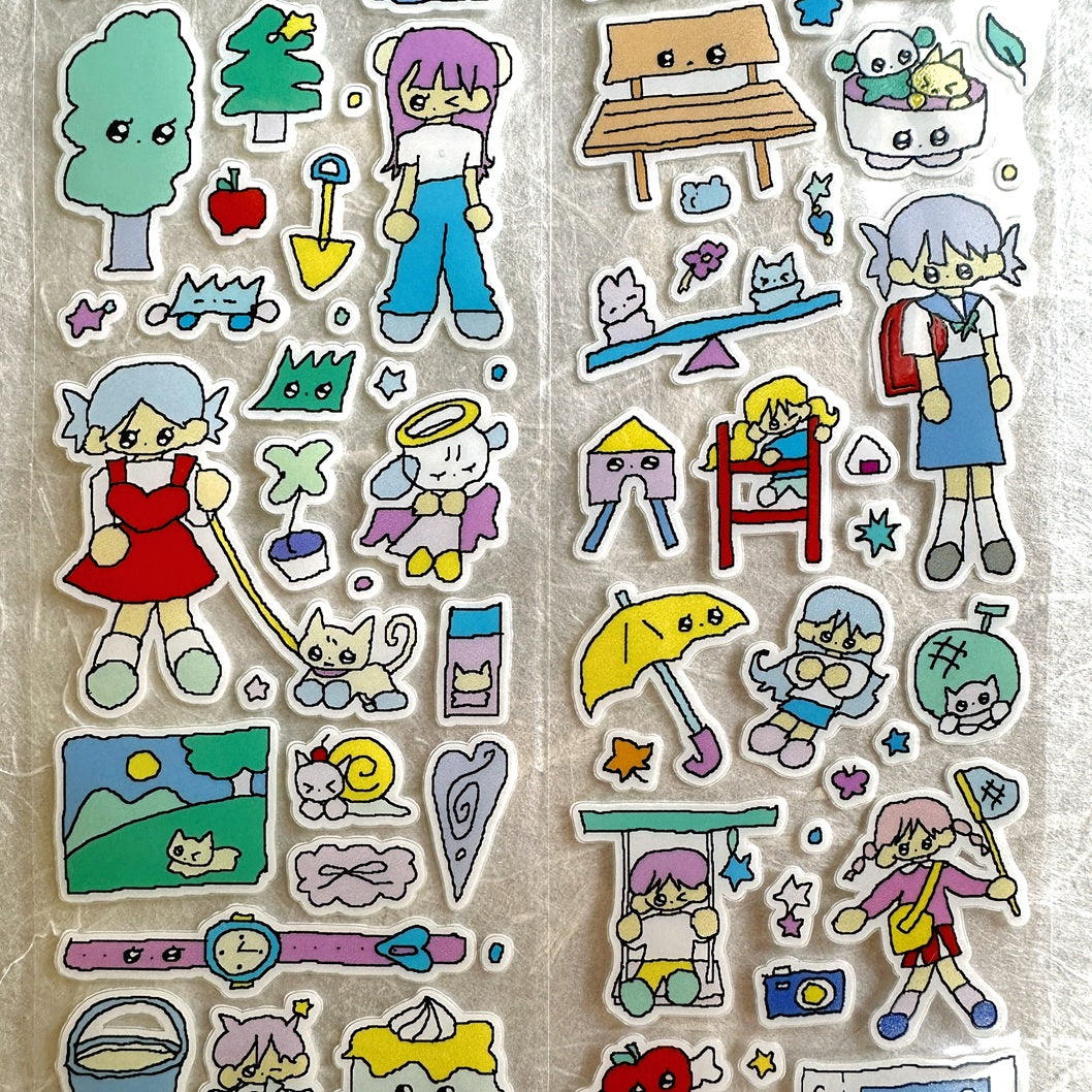 La creme x creamhoneylin - A Walk in the Park die-cut tape SAMPLES