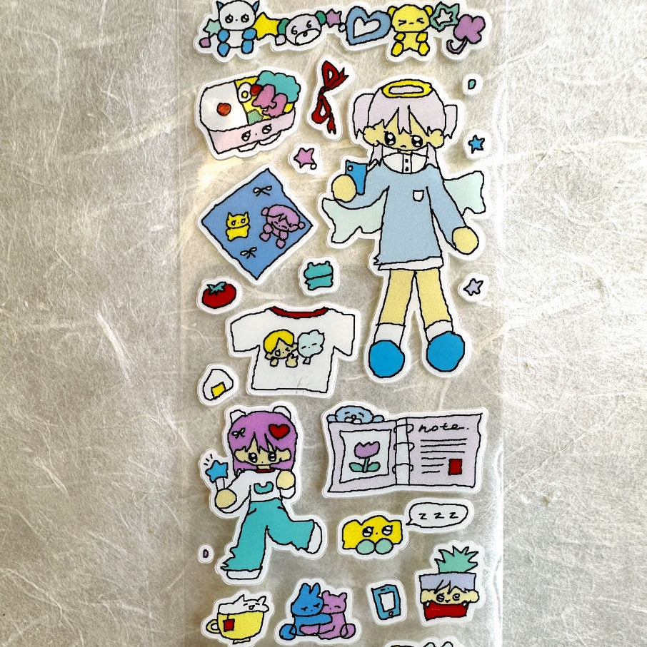 La creme x creamhoneylin - A Walk in the Park die-cut tape SAMPLES