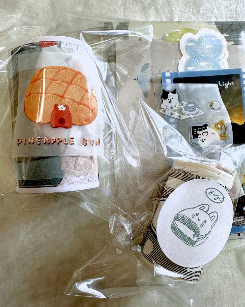 Lazy Home x idiot_sandwich.exe - Cat is the God, Not You! kiss-cut PET tape SAMPLES