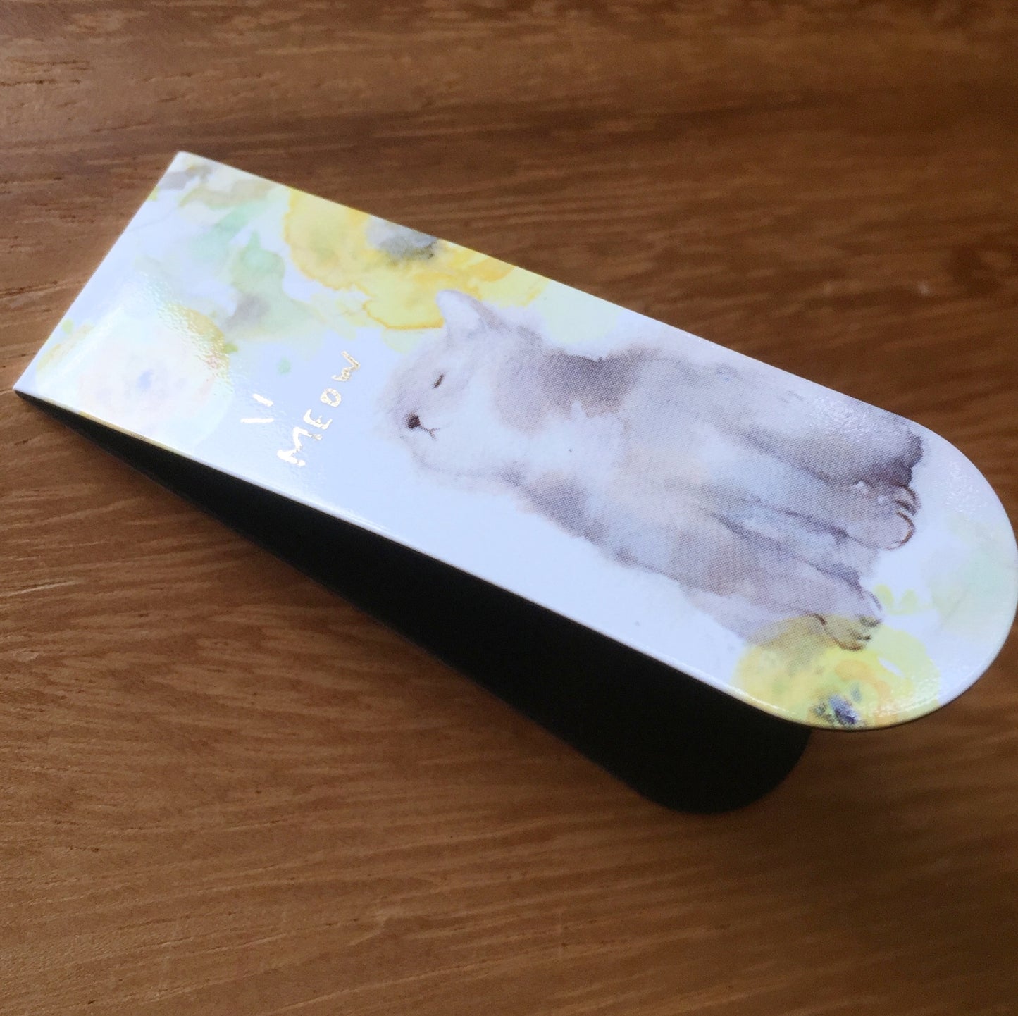 Liang Feng - Meow magnetic bookmark | Destash item [Pre-Loved]