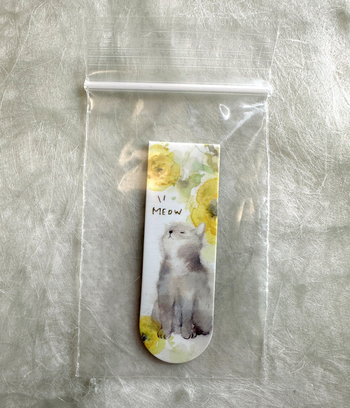 Liang Feng - Meow magnetic bookmark | Destash item [Pre-Loved]