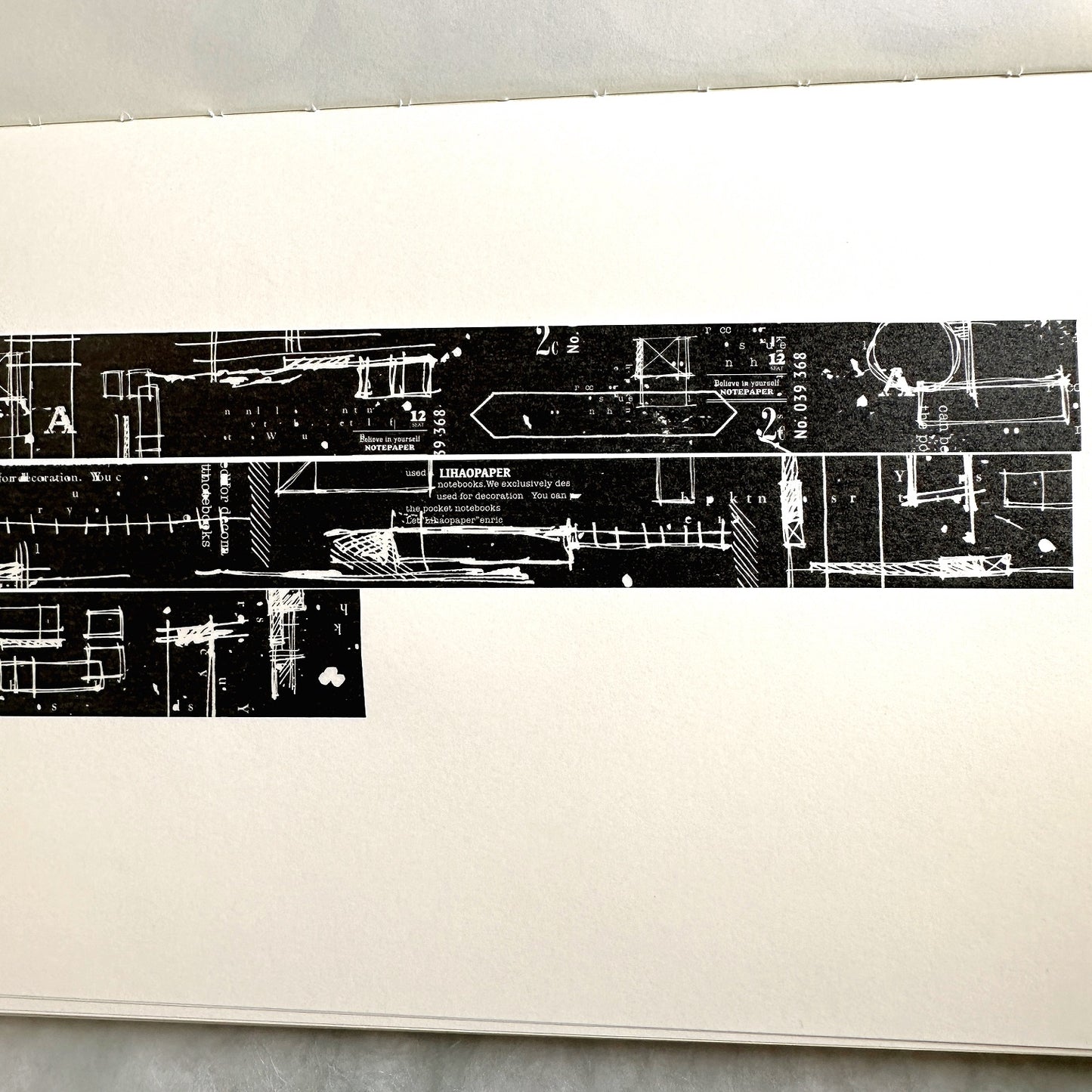 LihaoPaper - Sketch washi tape SAMPLES
