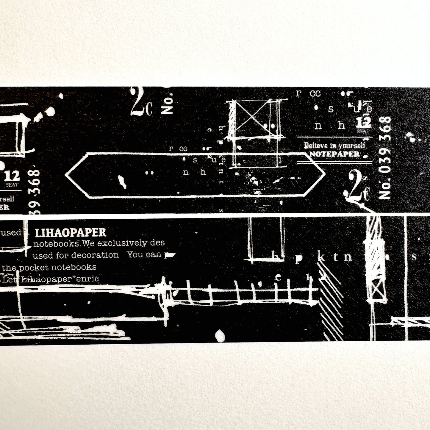 LihaoPaper - Sketch washi tape SAMPLES