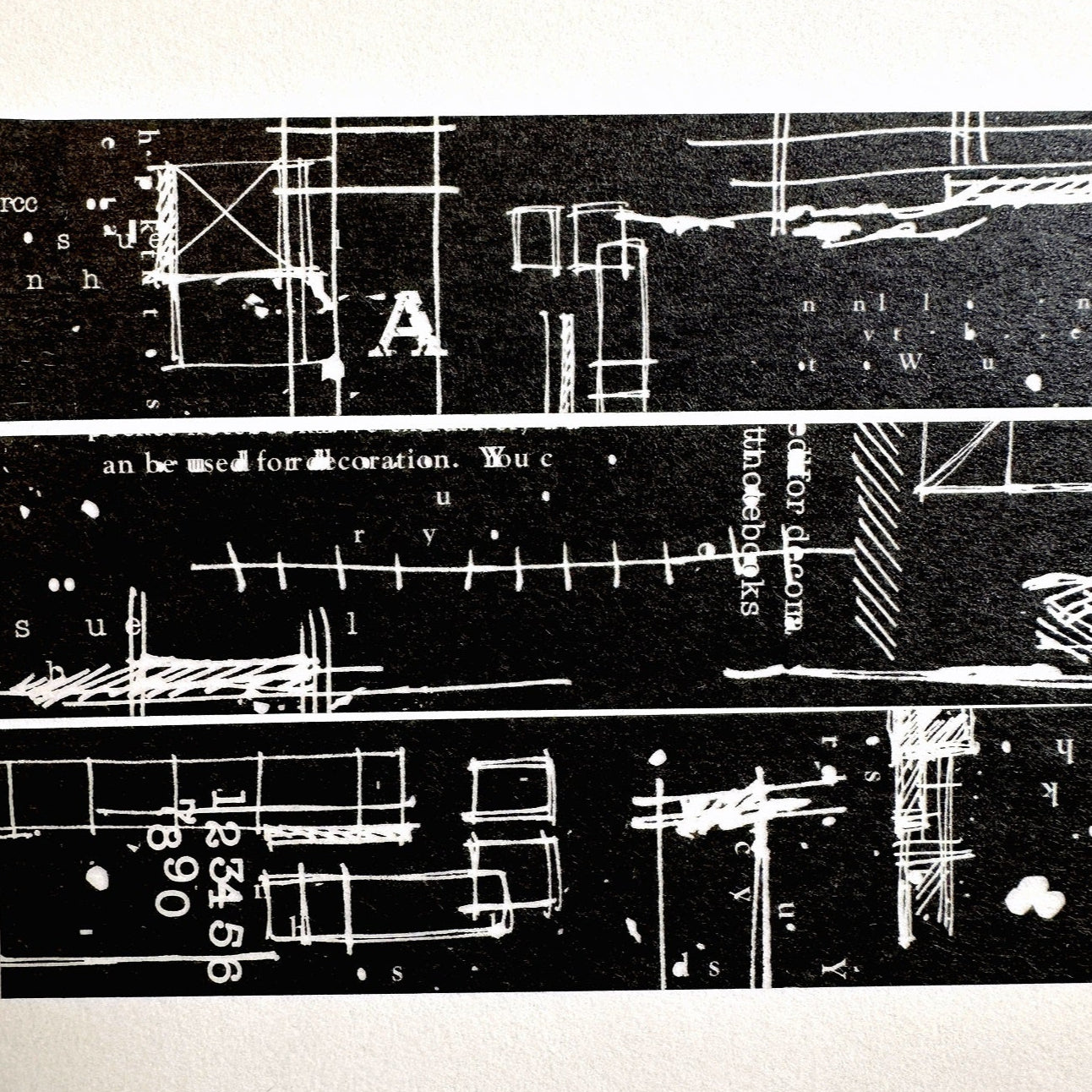 LihaoPaper - Sketch washi tape SAMPLES