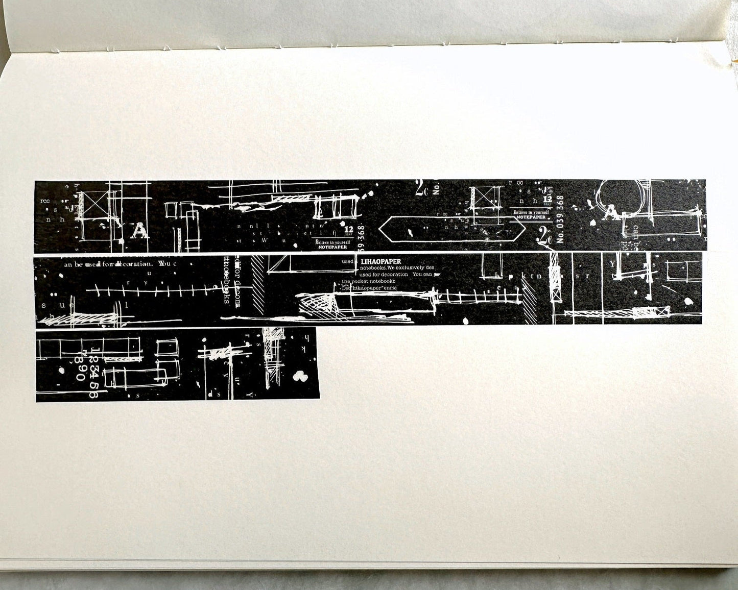 LihaoPaper - Sketch washi tape SAMPLES